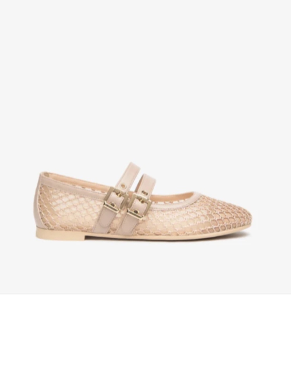 Nero Giardini Mesh Buckle Flat E615001D.671 in Rosa